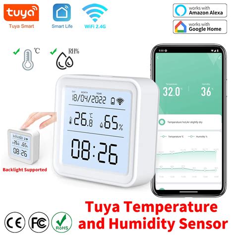 Tuya-WIFI-czujnik-temperatury-i-wilgotno-ci-kryty-higrometr-termometr ...