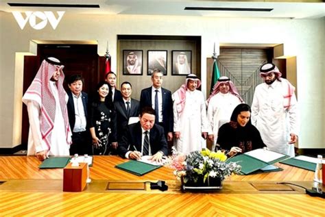 Vietnam Arabie Saoudite Signature Dun Plan Daction Dans Le Domaine