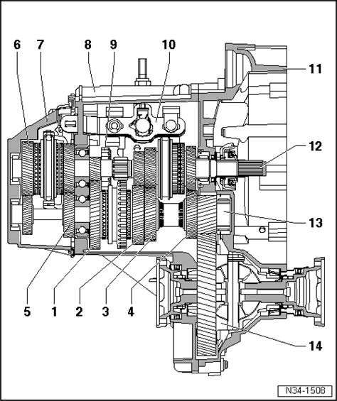 Revue Technique Automobile Volkswagen Golf Bo Te De Vitesses Vue D