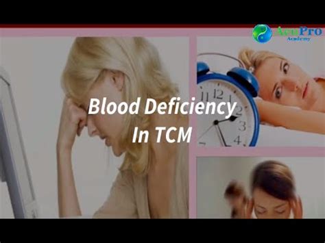 Blood Deficiency In TCM YouTube