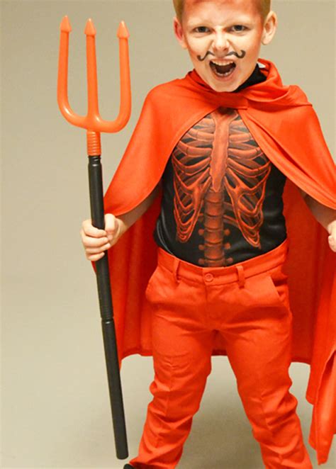 Childrens Halloween Red Devil Trident Pitchfork