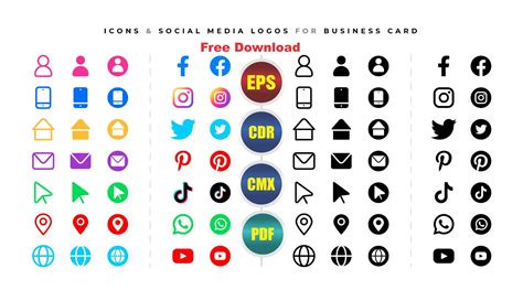 Social Media Logo Icons Vector