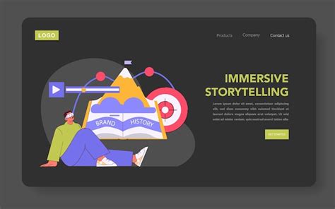 Premium Vector Immersive Marketing Concept Engaging Virtual Brand