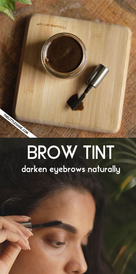 How To Make Diy Eyebrow Tint At Home The Little Shine Eyebrow Tinting Eyebrow Tinting Diy