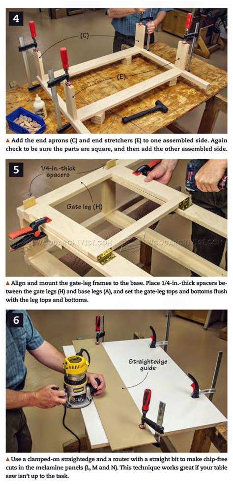 Drop Leaf Table Plans • Woodarchivist