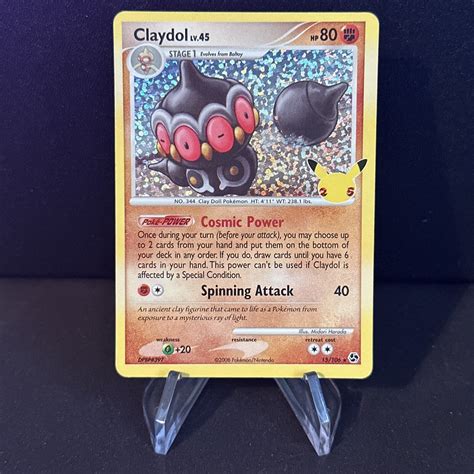 Pokémon TCG Claydol Celebrations Classic Collection 15 106 Holo Holo