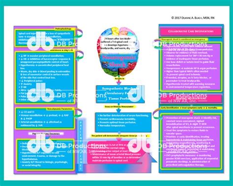 Neurogenic Shock Concept Map Deanne Blach Db Productions Concept