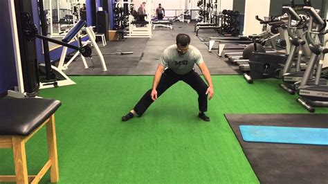 In Place Lateral Lunges Youtube