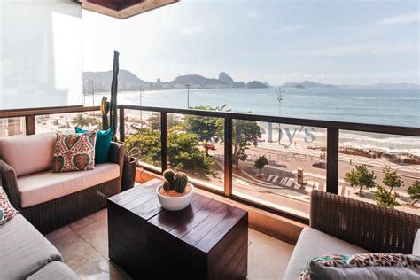 Apartamento Moderno Varanda E Frente Mar Copacabana Rio De