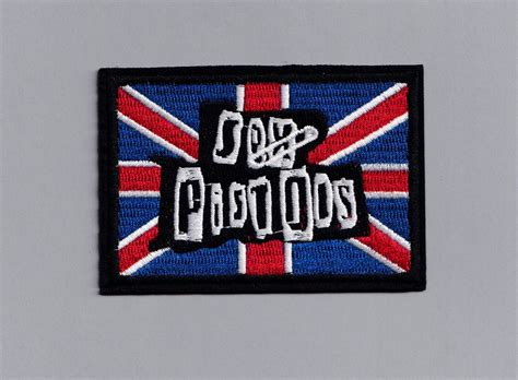 Union Jack Sex Pistols Aufnäher Punk Rock Flagge Bügelbilder Etsy