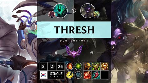 Thresh Support Vs Alistar KR Master Patch 14 13 YouTube