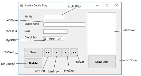 Mini Project In Vbnet Microsoft Access Database Connectivity Csveda