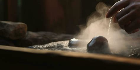 Dropping Water On Hot Stones In Sauna Steamy Relaxation 24068340 Stock Photo At Vecteezy