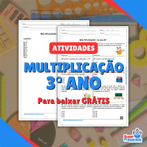 Atividades 3 Ano Multiplicação