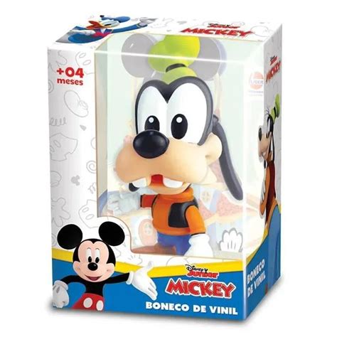 Figure Boneco Vinil Pateta Turma Do Mickey Minnie Disney Jr L Der