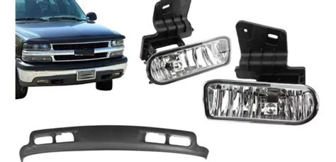 Moldura Spoiler C faros Niebla Silverado 1999 2000 2001 2002 Envío gratis