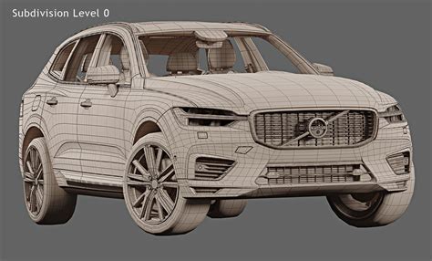 2018 Volvo Xc60 3d Model 159 3ds C4d Fbx Lwo Max Ma Obj Free3d