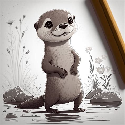 Cute otter 1 by ChillXenoDog on DeviantArt