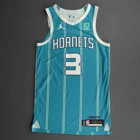 Terry Rozier Iii Charlotte Hornets Game Worn Icon Edition Jersey