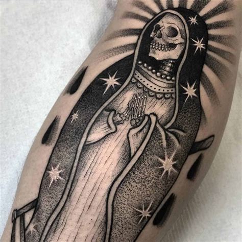 Top 48 La Santa Muerte Tattoo Abzlocal Mx