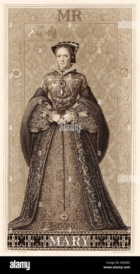 Mary Tudor Queen Of England Daughter Of Henry Viii And Catherine Of Aragon Date 1516 1558