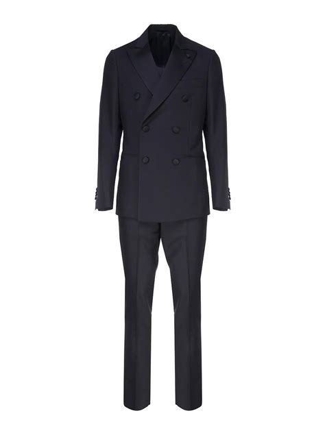 Formal Suits Lardini Double Breasted Suit Eq7758e3eqe62313850