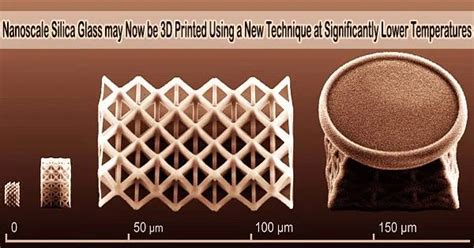 Nanoscale Silica Glass May Now Be 3d Printed Using A New Technique At