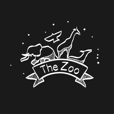 Premium Vector | Zoo gate doodle sketch illustration