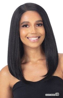 SAYLOR NUDE Brazilian Natural 100 Human Hair Lace Front Wig Model Model