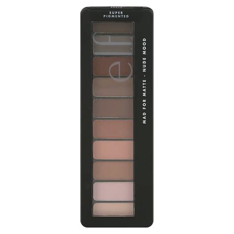 E L F Mad For Matte Eyeshadow Palette Nude Mood Oz Pack Of Walmart
