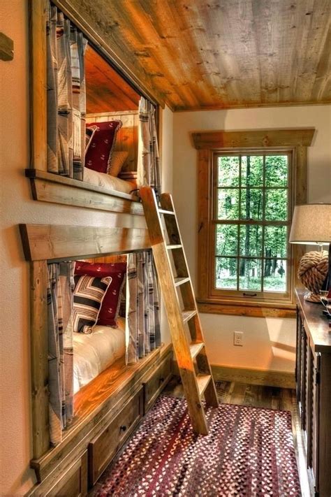 Rustic Bunk Beds With Stairs Built In Rustic Bunk Beds Built In Bunk