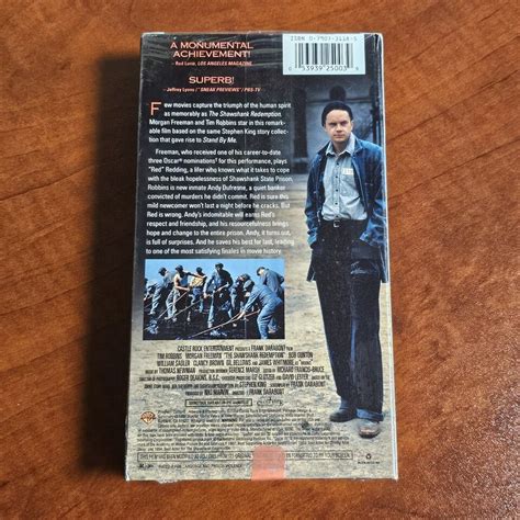 The Shawshank Redemption VHS Tape Brand New Factory Sealed 1997 Vintage