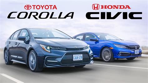 Battle Of The Best Selling Cars 2020 Honda Civic Vs Toyota Corolla Youtube