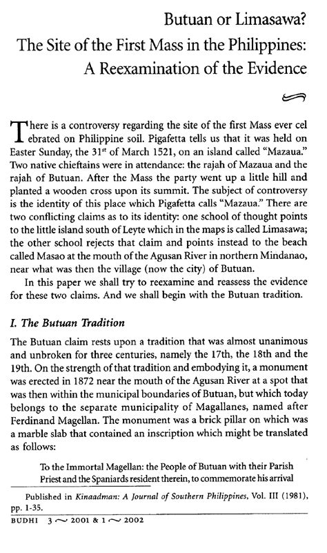 582 1750 1 PB - Its about a historical controversy - Butuan or Limasawa