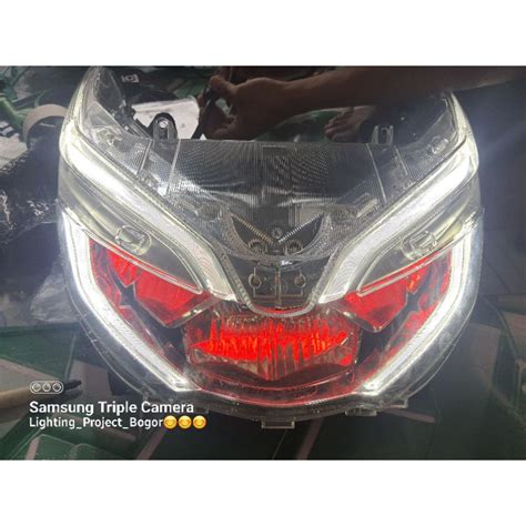 Jual Reflektor Atau Headlamp PCX 150 EXs COPOTAN Shopee Indonesia