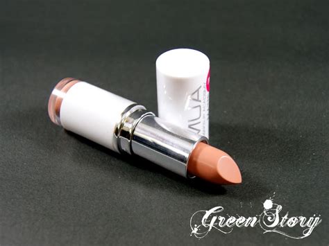 Review Swatch MUA Matte Lipstick Totally Nude Green Story