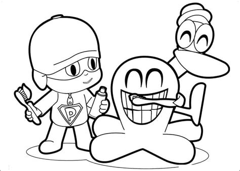 Fred Pocoyo Para Colorir - Desenhos de Pocoyo, Fred e Pato para Colorir e Imprimir - Colorir.Info