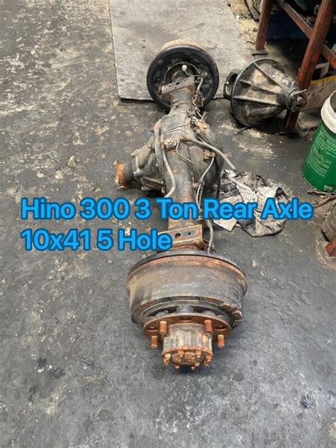 Hino 300 3 Ton Rear Axle 10x41 5 Hole Lorry Used Spare Parts Engine Gearbox Malaysia