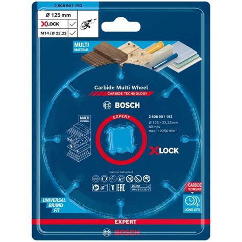 BOSCH Expert Disque X Lock carbure Multimatériaux Guedo Outillage