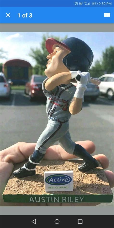 Austin Riley Bobblehead Rome Braves First Ever Sga Bobblehead Ebay