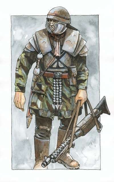 Modern Legionaire Dieselpunk Roman Soldiers Character Art