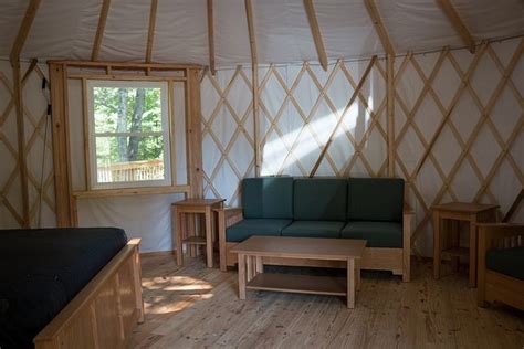 Yurt Interior At Pocahontas State Park Virginia Brand New Be The