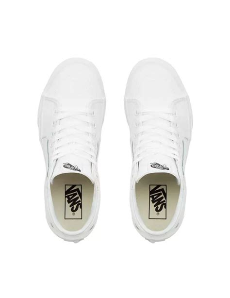 Zapatilla Mujer Vans Sk8 Hi Plataforma Blanca