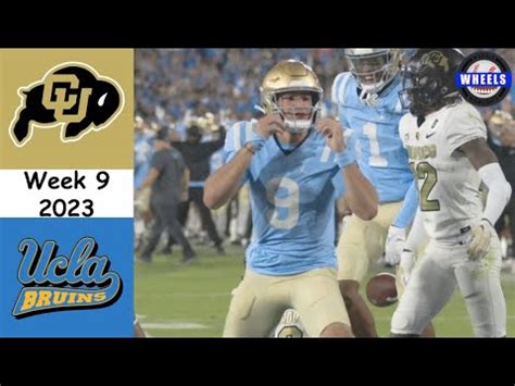 Colorado Vs Ucla Highlights College Football Week