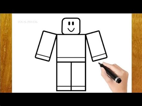 How To Draw Noob Roblox Youtube