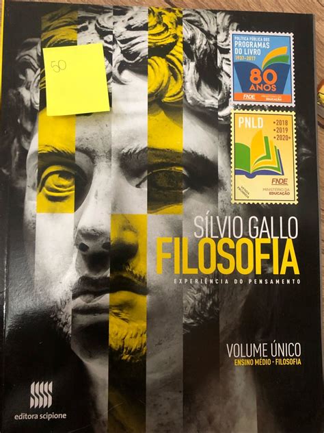 Livro de Filosofia Silvio Gallo Volume Único Ensino Médio Livro