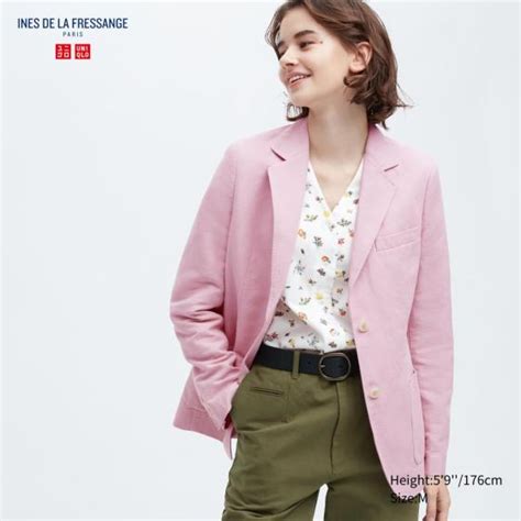 女裝 Ines De La Fressange 棉麻外套 Uniqlo 比價 Uq 搜尋