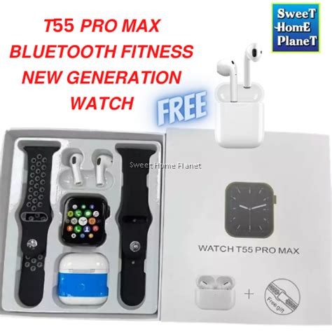 T Pro Max Smart Watch Earphone In One Double Strap Bt Call Reloj