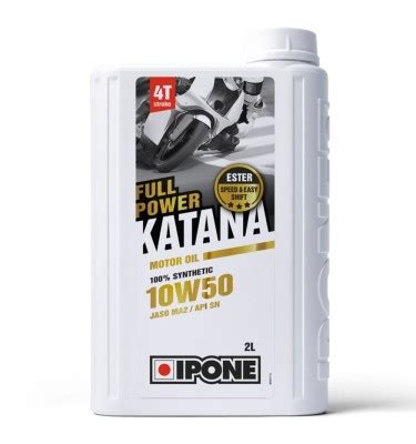 Huile IPONE Katana Full Power 10W50 100 Synthèse Ester 4T 2L