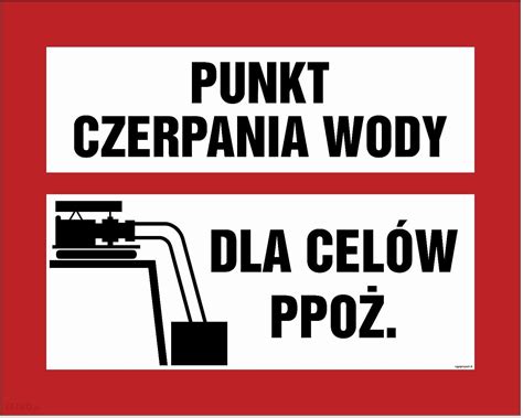 Libres Polska Sp Bc141 Punkt Czerpania Wody Dla Celów Ppoż 25x20 Cm